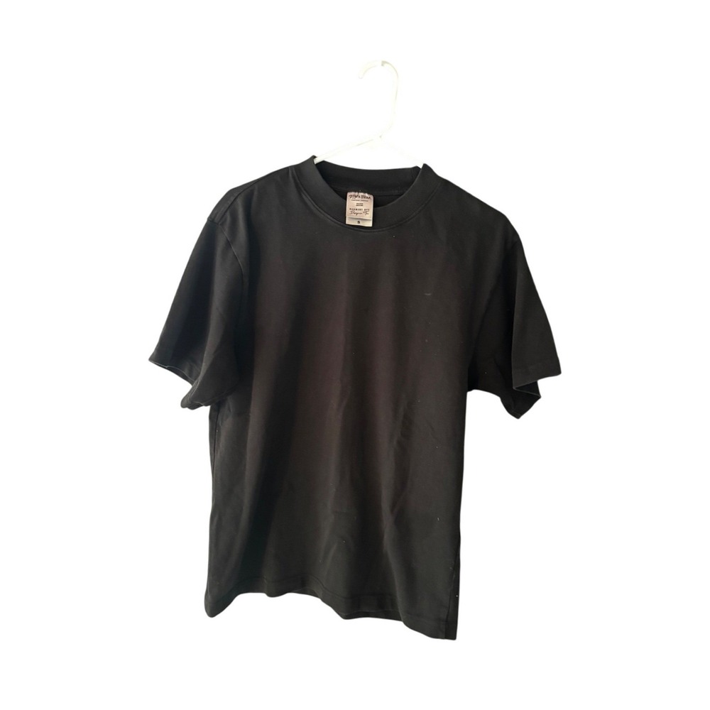 Shaka Wear Mens Heavyweight Garment Dye T-Shirt Black Small Streetwear‎ Tee